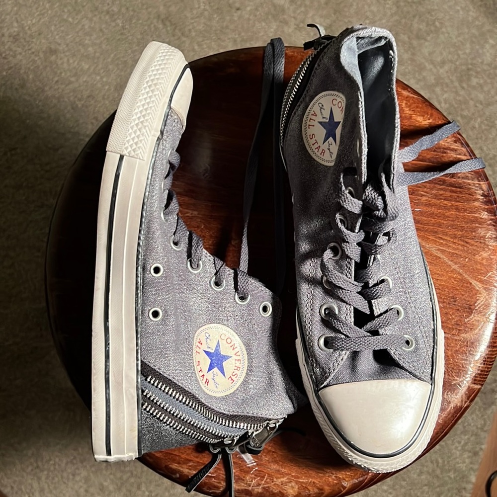 Grey Converse High Tops